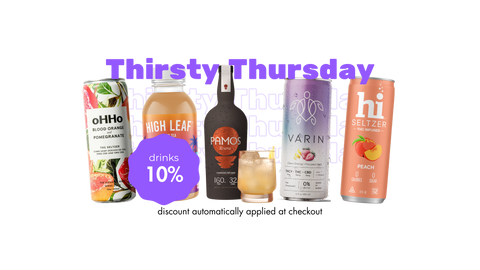 Thirsty Thursday Same-Day Cannabis Delivery Austin and Lubbock, TX + Nationwide Shipping