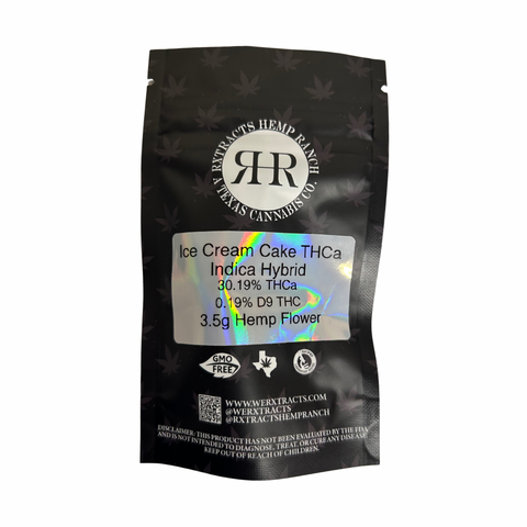 THCa Flower | Ice Cream Cake | 3.5g | RxTracts Indoor THCa Flower |