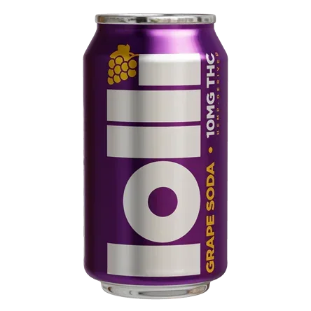 Lolli Soda | Grape | 10mg THC | Single Can