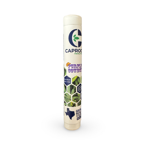 Premium THCa Flower Pre Roll | Purple Cowboy | Caprock Family Farms