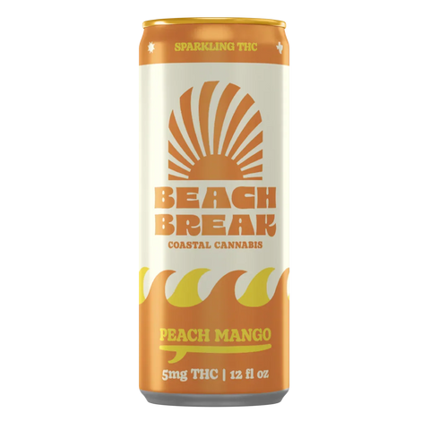 Beach Break | Peach Mango | 5mg THC | 4-Pack