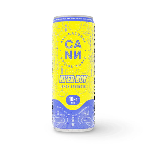 Cann - Hi'er Boy| Lemon Lavender | 10mg THC | Single Can