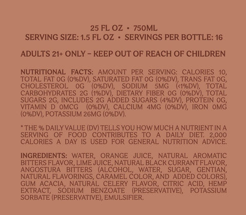 Pamos Spirit - Signature | 80mg | Pamos Drink (product label)