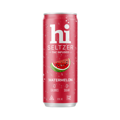 Hi Seltzer | Watermelon | 5mg | Infused Drink | Non-Alcoholic Beverage