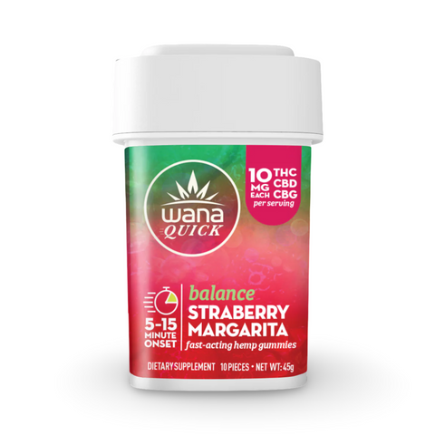 Wana Quick | Balance | Strawberry Margarita | 300mg