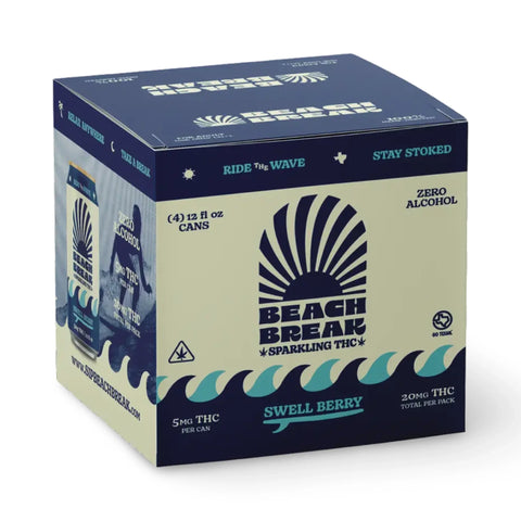 Beach Break | Swell Berry | 5mg THC | 4-Pack