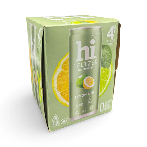 Hi Seltzer | Lemon Lime | 5mg THC | 4-Pack