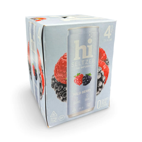 Hi Seltzer | Wild Berry | 5mg THC | 4-Pack