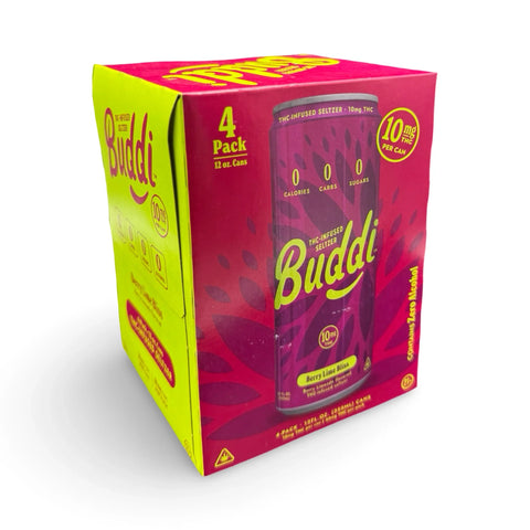 Buddi Seltzer | Berry Lime Bliss | 10mg THC | 4-Pack