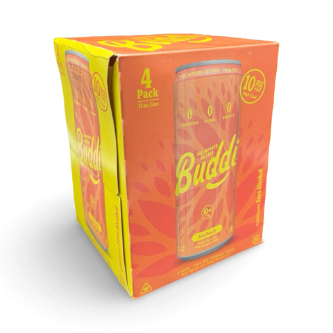 Buddi Seltzer | Just Peachy | 10mg THC | 4-Pack