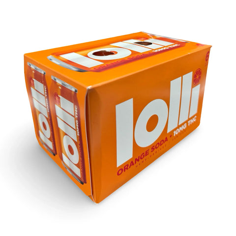 Lolli Soda | Orange | 10mg THC | 6-Pack