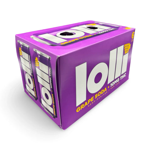 Lolli Soda | Grape | 10mg THC | 6-Pack