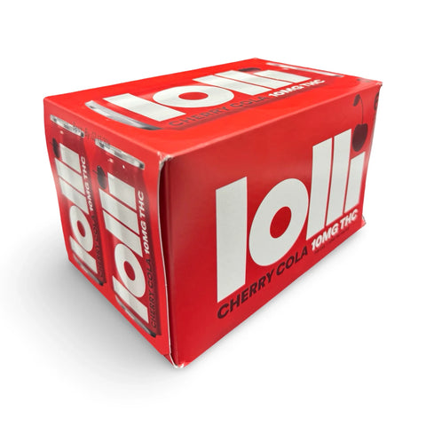 Lolli Soda | Cherry Cola | 10mg THC | 6-Pack