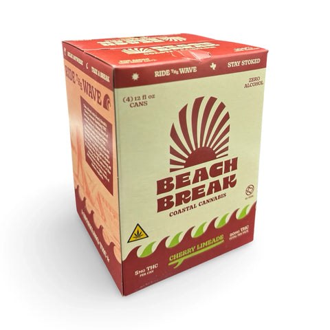 Beach Break | Cherry Limeade | 5mg THC | 4-Pack
