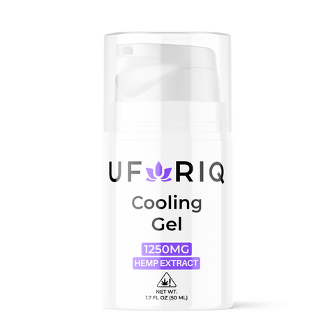 CBD Cream | 1250mg CBD+THC Cooling Gel | Uforiq x Texas Herb Company