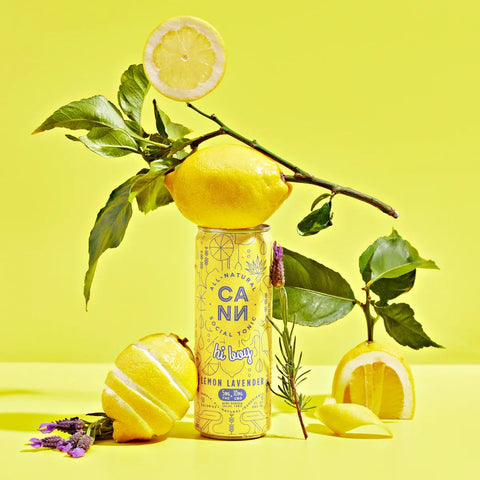 Cann - Hi Boy | Lemon Lavender | 5mg THC + 10mg CBD | Single Can