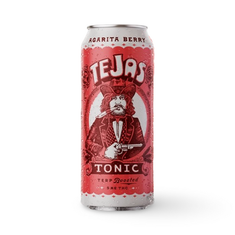 Tejas Tonic | Agarita Berry | 5mg THC + 25mg CBD | Single Can