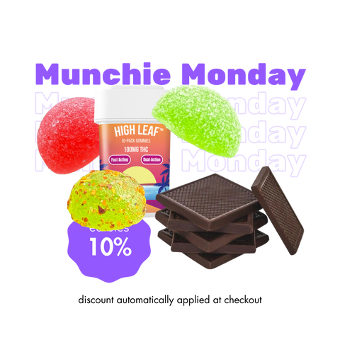 Munchie Monday Same-Day Cannabis Delivery Austin and Lubbock, TX + Nationwide Shipping