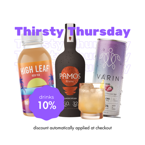 Thirsty Thursday Same-Day Cannabis Delivery Austin and Lubbock, TX + Nationwide Shipping