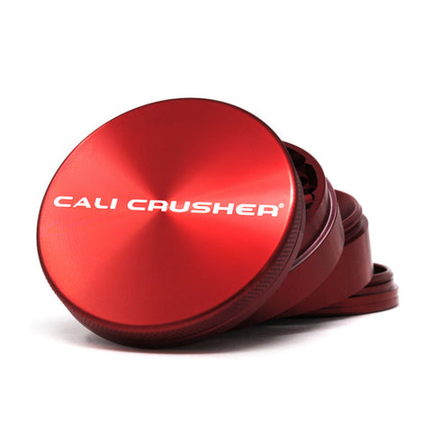 Cali Crusher | O.G. Hard Top | Red | 2.5" 4-Piece Grinder — image 1