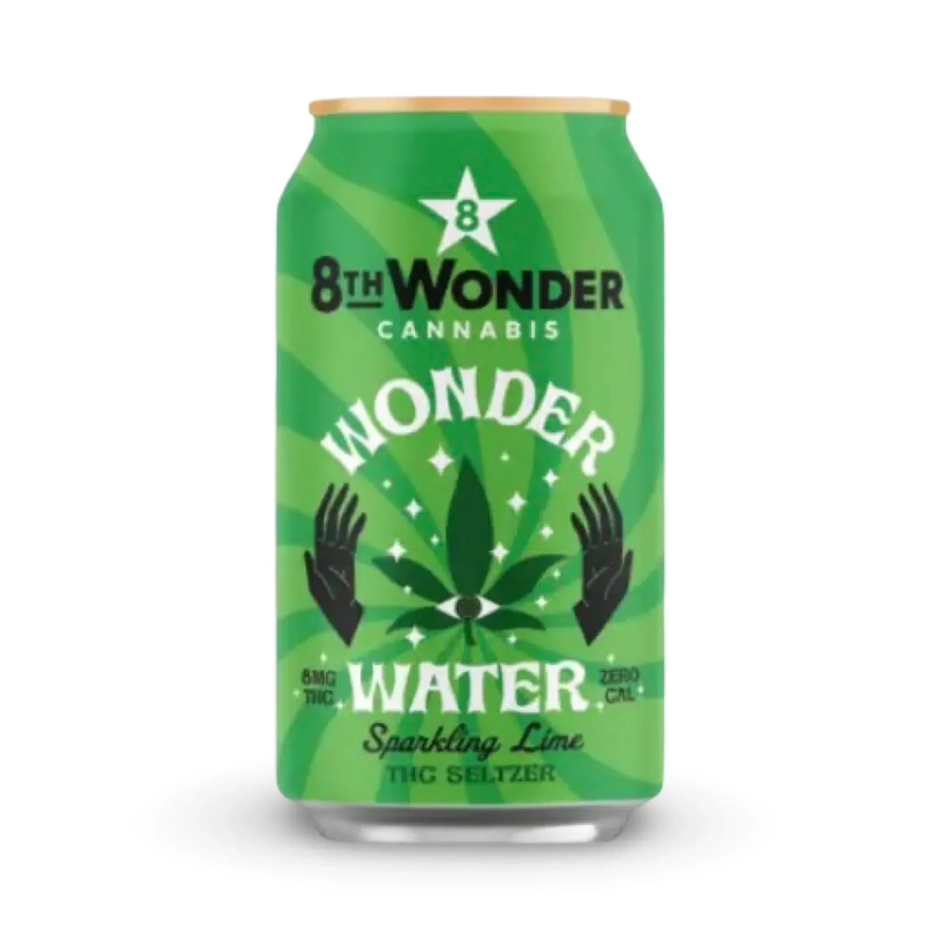 8th Wonder | Wonder Water Sparkling Lime | 10mg THC | Single Can