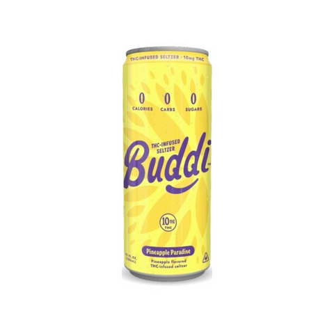 Buddi Seltzer Pineapple Paradise | 10mg | Infused Beverage