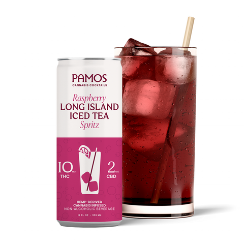 Pamos Spritz | 10mg THC | Raspberry Long Island Iced Tea | Pamos drink