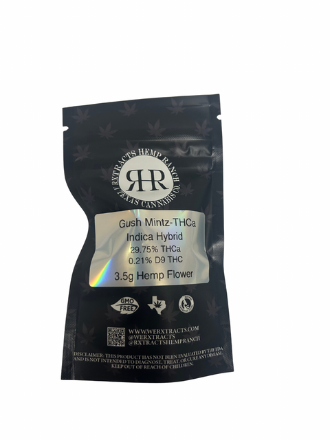 Indoor THCa Flower | Gush Mintz | 3.5g | Rxtracts