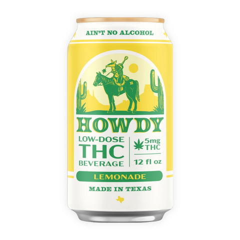 Howdy Seltzer | Lemonade | 5mg | Infused Drink (can)