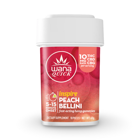 Wana Quick | Inspire | Peach Bellini | 300mg