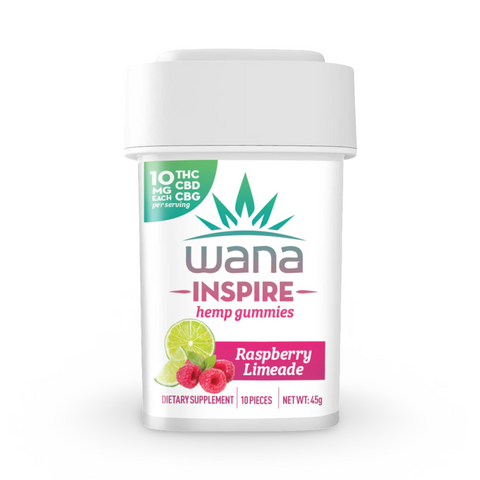 Wana | Inspire | Raspberry Limeade | 300mg