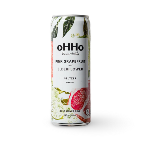 oHHo | Pink Grapefruit & Elderflower | 10mg THC | Single Can