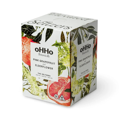 oHHo Pink Grapefruit & Elderflower 15mg 4-Pack