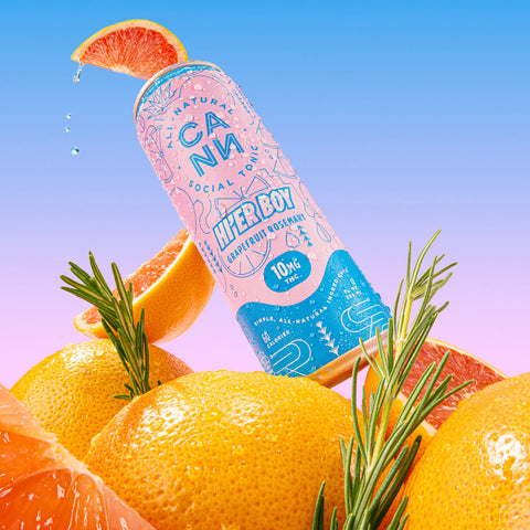 Cann - Hi'er Boy | Grapefruit Rosemary | 10mg THC | Single Can