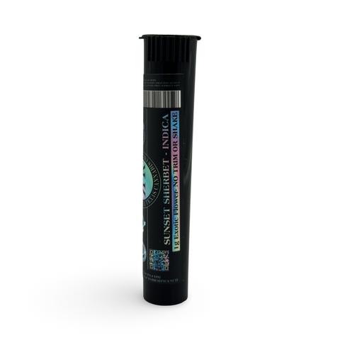 Premium THCa Flower Pre Roll | Sunset Sherbert | 1g | RxTracts