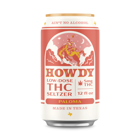 Howdy Seltzer | Paloma | 5mg THC | Single Can