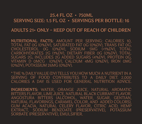 Pamos Reserve Spirit | 160mg | Pamos drink | Infused Spirit (label)