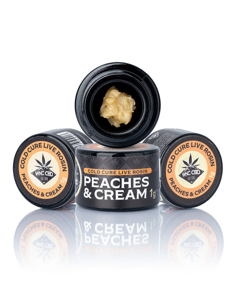 THCa Live Rosin | Peaches & Cream | WNC CBD