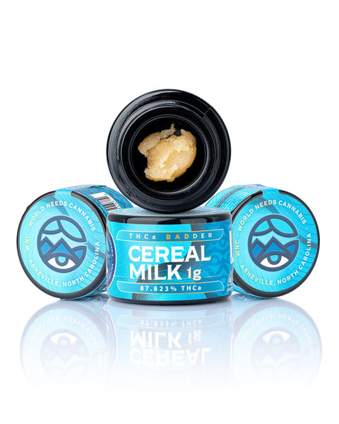 WNC CBD | THCa Badder | Cereal Milk | 1g — image 1