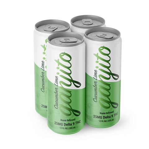 TexaKana Ganjito Cucumber Lime 4-Pack