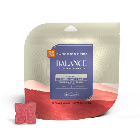 Hometown Hero | Balance | Strawberry | THC:CBD