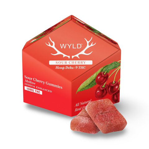Wyld THC | Mellow | Sour Cherry | 100mg