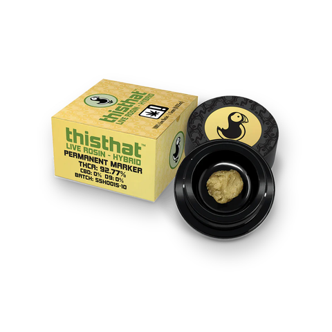 thisthat | Live Rosin Dabs | Permanent Marker | 1g — image 1